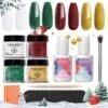 Christmas Song - 10Pcs Dipping Powder All-In-One Kit -Mary Jully Nail Shop 01 2