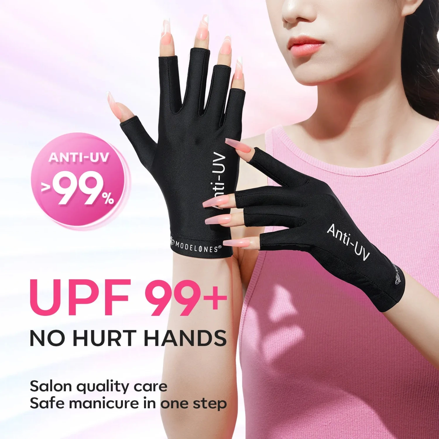 48W UV Gooseneck LED Nail Lamp With Glove 3 48W UV Gooseneck LED Nail Lamp With Glove - Image 2