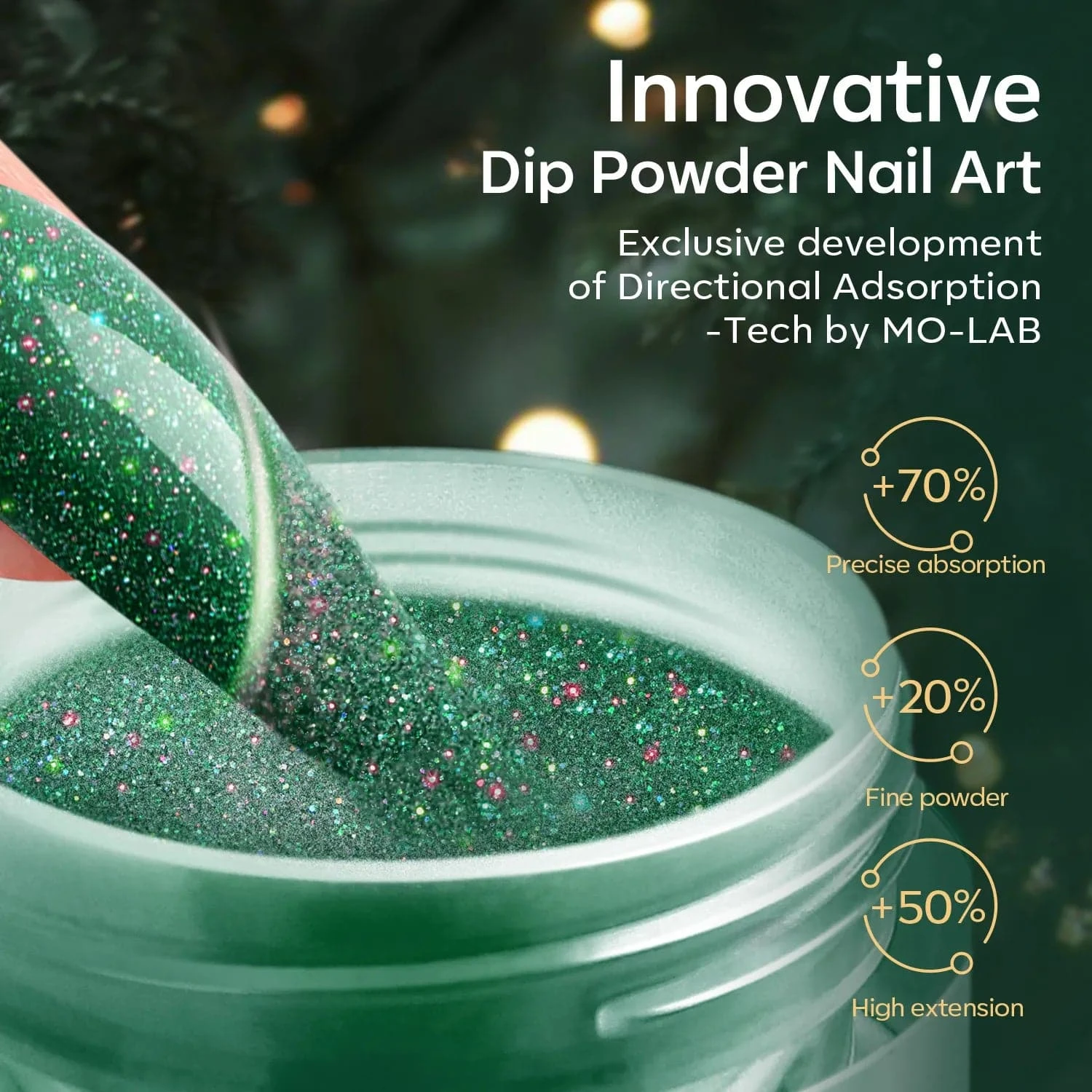 Christmas Song - 10Pcs Dipping Powder All-In-One Kit 5 Christmas Song - 10Pcs Dipping Powder All-In-One Kit - Image 4