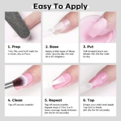 Pure White - Dipping Powder (0.42 Oz) 11 Pure White - Dipping Powder (0.42 Oz) -Mary Jully Nail Shop 05