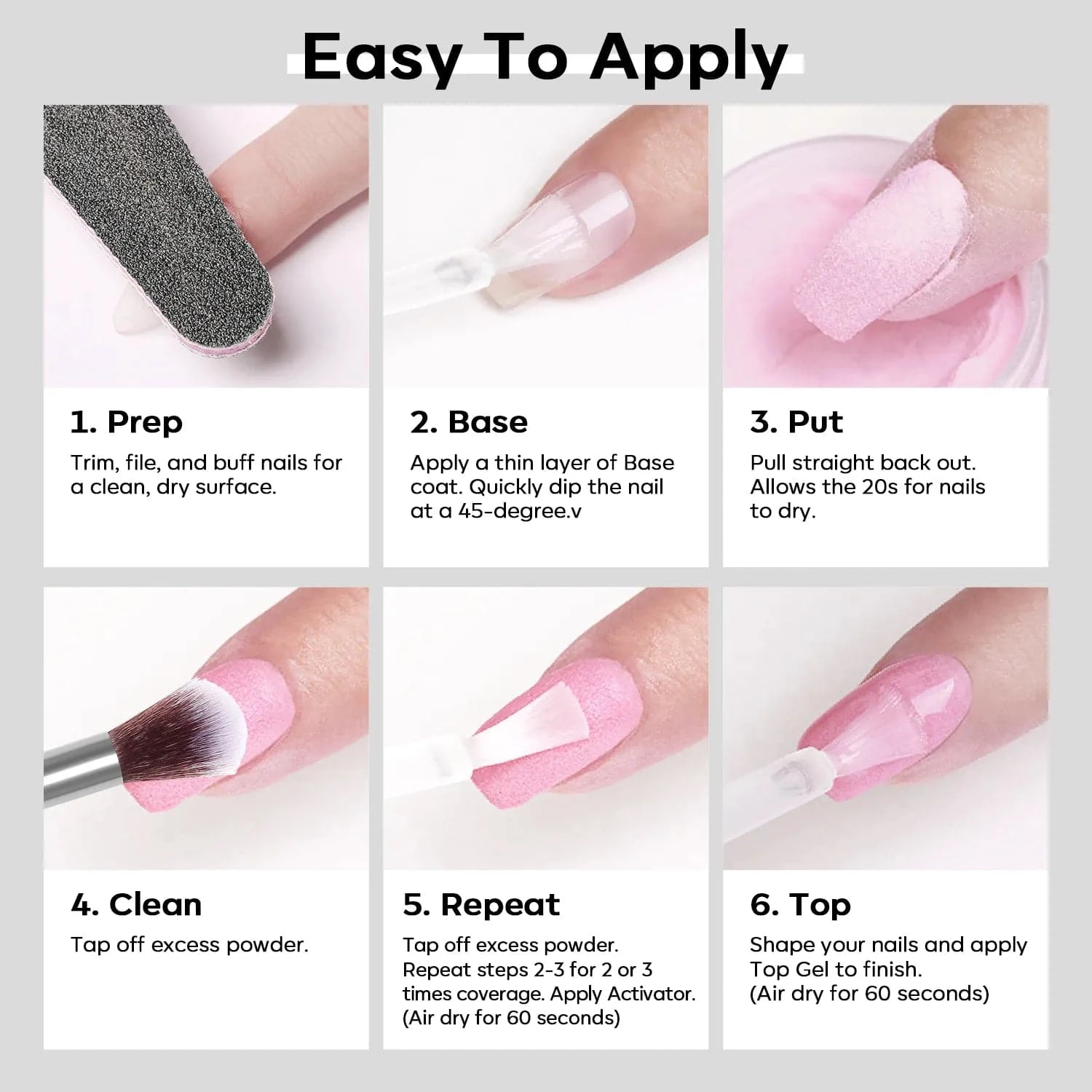 Pure White - Dipping Powder (0.42 Oz) 7 Pure White - Dipping Powder (0.42 Oz) - Image 5