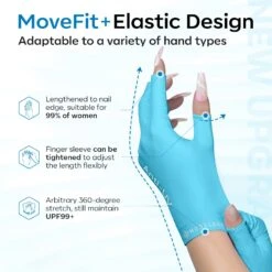 Blue Anti-UV Light Glove For Nails Salon Professional UPF 99+【US ONLY】 19 Blue Anti-UV Light Glove For Nails Salon Professional UPF 99+【US ONLY】 -Mary Jully Nail Shop 07 c530e775 381c 40dd 8883 621a73580bc3
