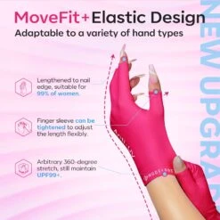 Barbi Anti-UV Light Glove For Nails Salon Professional UPF 99+【US ONLY】 -Mary Jully Nail Shop 07 db4a6e8b 6531 4c0e adca dec9831b0236