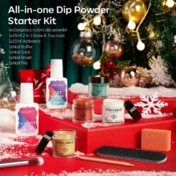 Christmas Song - 10Pcs Dipping Powder All-In-One Kit 19 Christmas Song - 10Pcs Dipping Powder All-In-One Kit -Mary Jully Nail Shop 08
