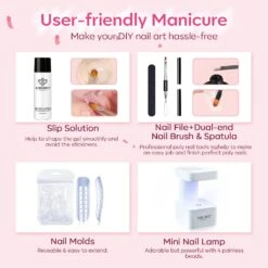 16Pcs Gel Nail Polish & Color Cube All-in-One Starter Kit 22 16Pcs Gel Nail Polish & Color Cube All-in-One Starter Kit -Mary Jully Nail Shop 10 9