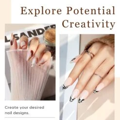 500Pcs Semi-Frosted Almond Full Cover Nail Tips 15 500Pcs Semi-Frosted Almond Full Cover Nail Tips -Mary Jully Nail Shop 1 10