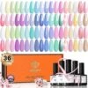 Pastel Paradise - 36PCS Gel Nail Polish Kit【US ONLY】
