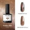 Amber Glitz - Modelones Gel Nail Polish Cat Eye Gel 15ml -Mary Jully Nail Shop 1 1 ya