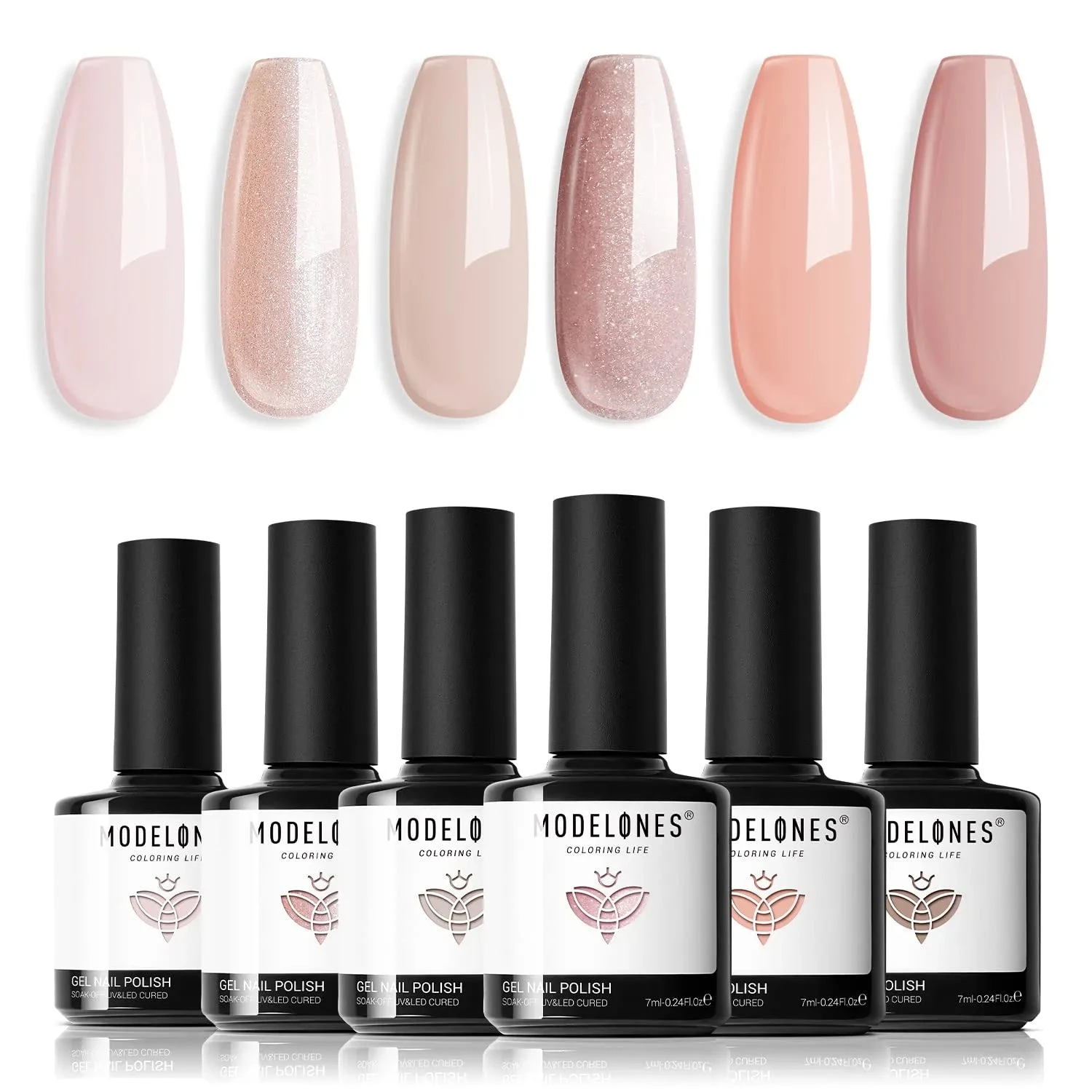 Hazed Haven - 6 Shades Gel Nail Polish Set【US/UK/CA/AU ONLY】 3 Hazed Haven - 6 Shades Gel Nail Polish Set【US/UK/CA/AU ONLY】