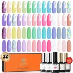 Maracon Bloom- 33Pcs 28 Colors Gel Nail Polish Kit 【US/EU ONLY】