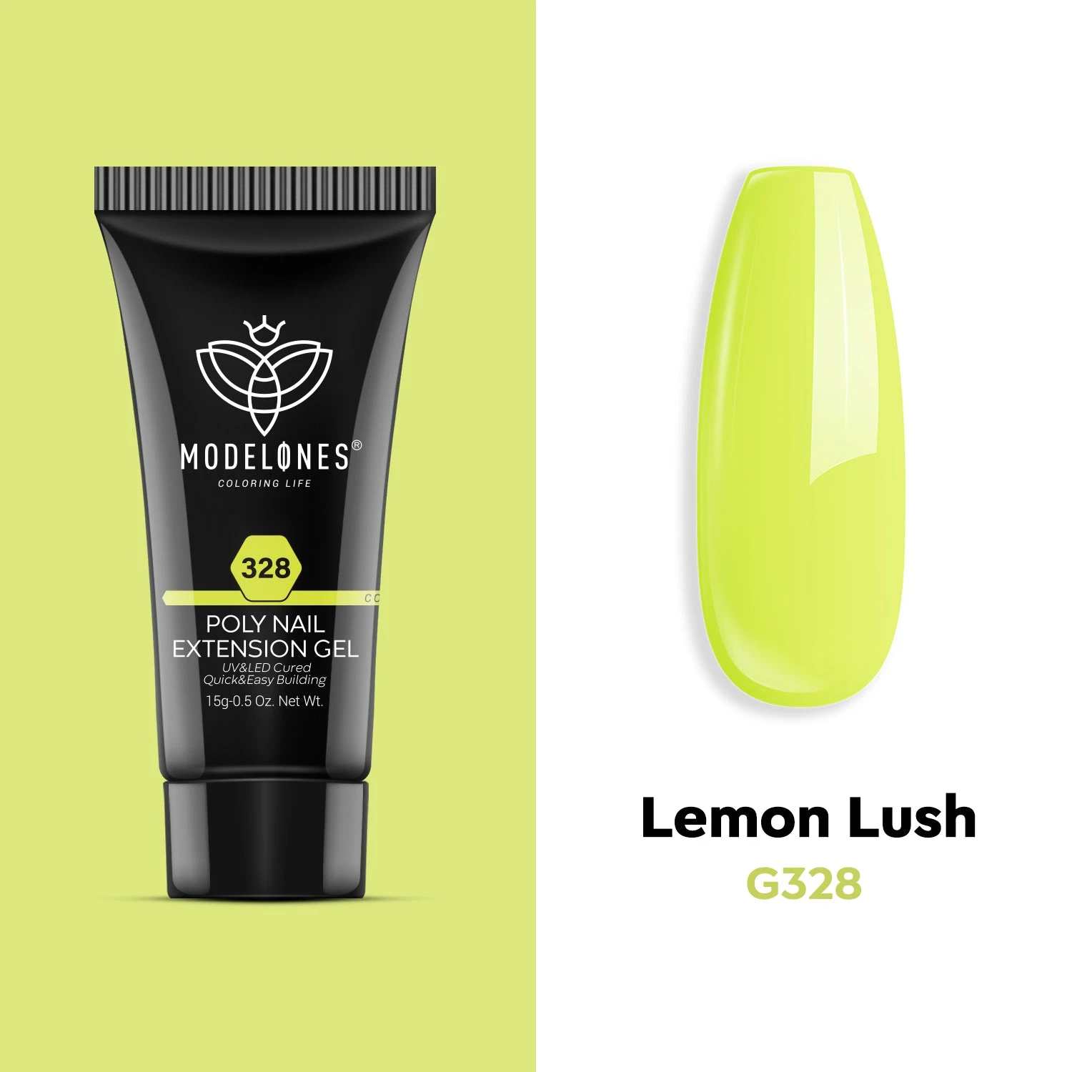 Lemon Lush - Poly Nail Gel (15g) 3 Lemon Lush - Poly Nail Gel (15g)
