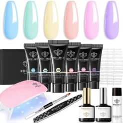 Sweet Tooth - 6 Colors Poly Nail Gel Kit【US ONLY】