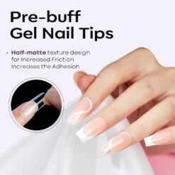 200Pcs Semi-Frosted Short Square Full Cover Nail Tips -Mary Jully Nail Shop 1 d2535d50 c813 45f0 a3f9 efc22bb737ba