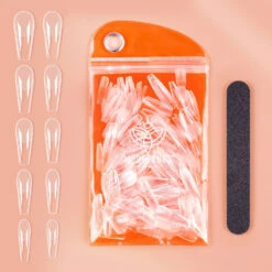 200Pcs Semi-Frosted Coffin Full Cover Nail Tips -Mary Jully Nail Shop 1 fe45df1d 1746 4072 84c6 1eb25d737ca5