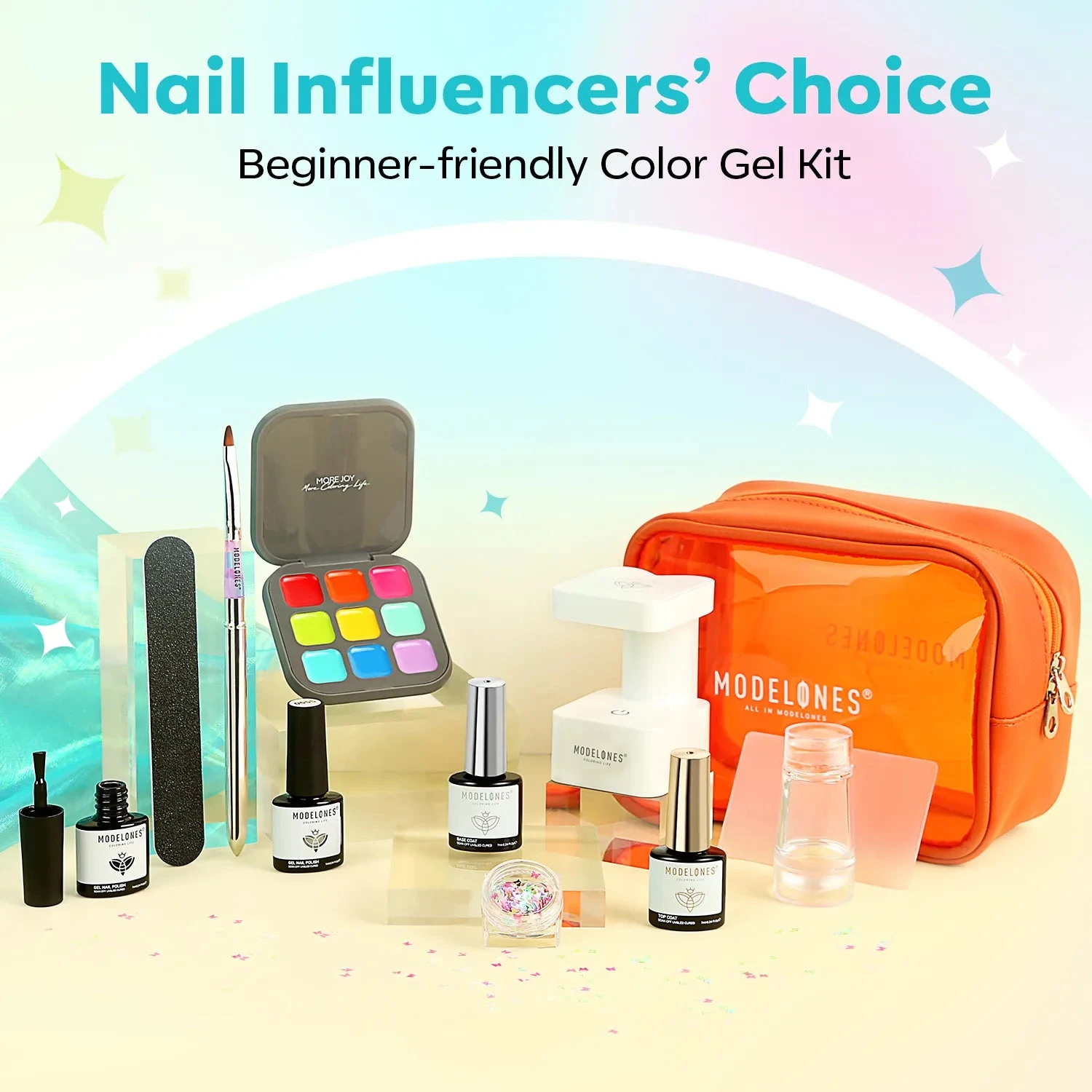 11Pcs Gel Nail Polish & Color Cube All-in-One Starter Kit 4 11Pcs Gel Nail Polish & Color Cube All-in-One Starter Kit - Image 2