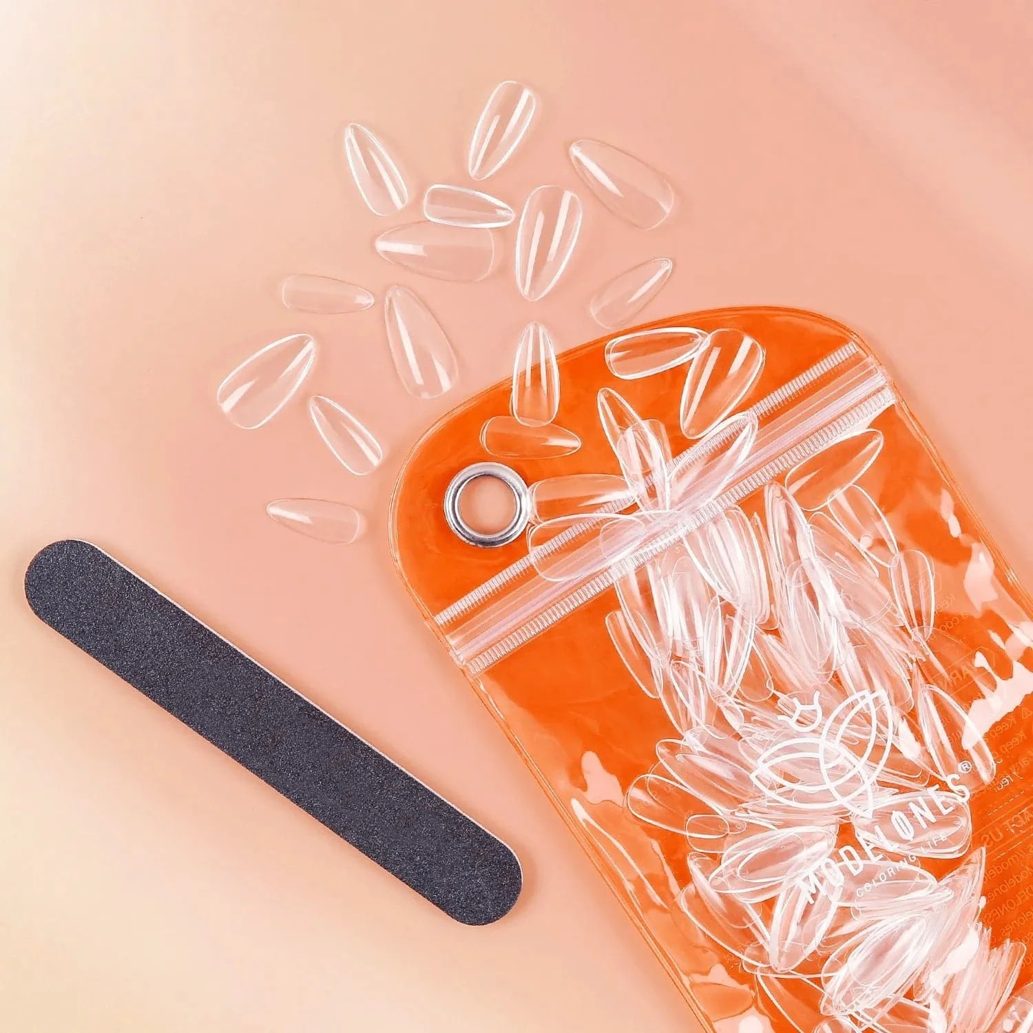 200Pcs Clear Almond Full Cover Nail Tips 7 200Pcs Clear Almond Full Cover Nail Tips - Image 6