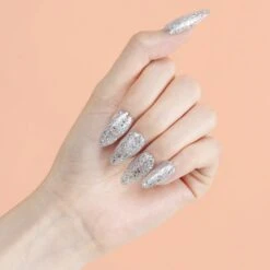 200Pcs Clear Almond Full Cover Nail Tips 12 200Pcs Clear Almond Full Cover Nail Tips -Mary Jully Nail Shop 200pcs almond full cover nail tips kit clear 869322