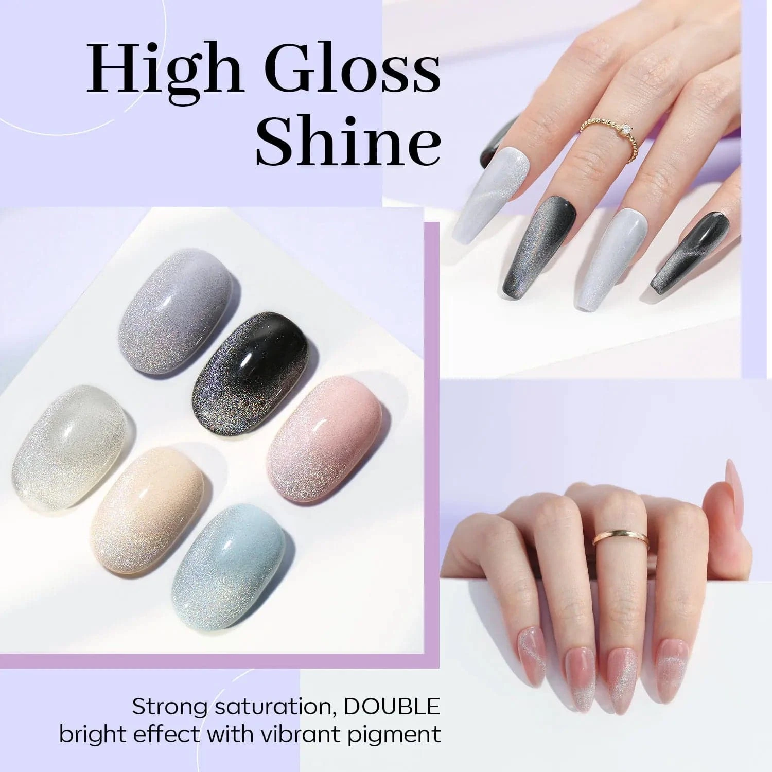 Free Wings - 6 Shades Gel Nail Polish Set【US ONLY】 7 Free Wings - 6 Shades Gel Nail Polish Set【US ONLY】 - Image 5