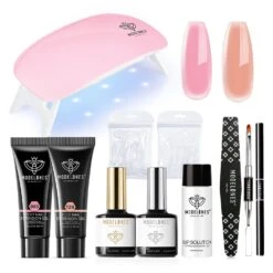 Pink Poet - 2 Colors Poly Nail Gel Kit