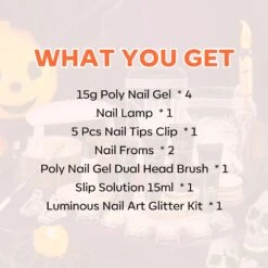 Enchanted Night - 4 Colors Poly Nail Gel Kit 24 Enchanted Night - 4 Colors Poly Nail Gel Kit -Mary Jully Nail Shop 2 17262fae 57c7 405f b36b 185b9d2bb4f7