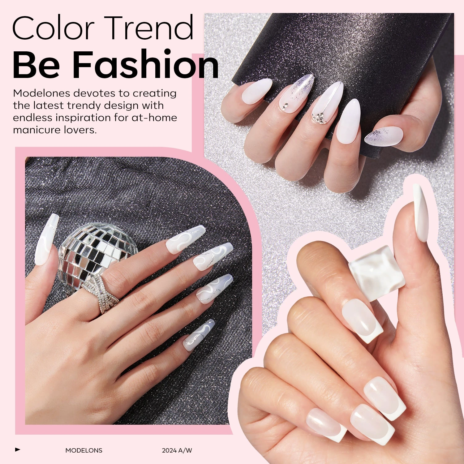 Sheer Milky White - Modelones Gel Nail Polish Inspire Gel 15ml 5 Sheer Milky White - Modelones Gel Nail Polish Inspire Gel 15ml - Image 3