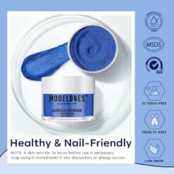 Klein Blue - Acrylic Powder (1 Oz) -Mary Jully Nail Shop 2 9f9383bf 1d9e 4021 af0d 23ca939cfd03