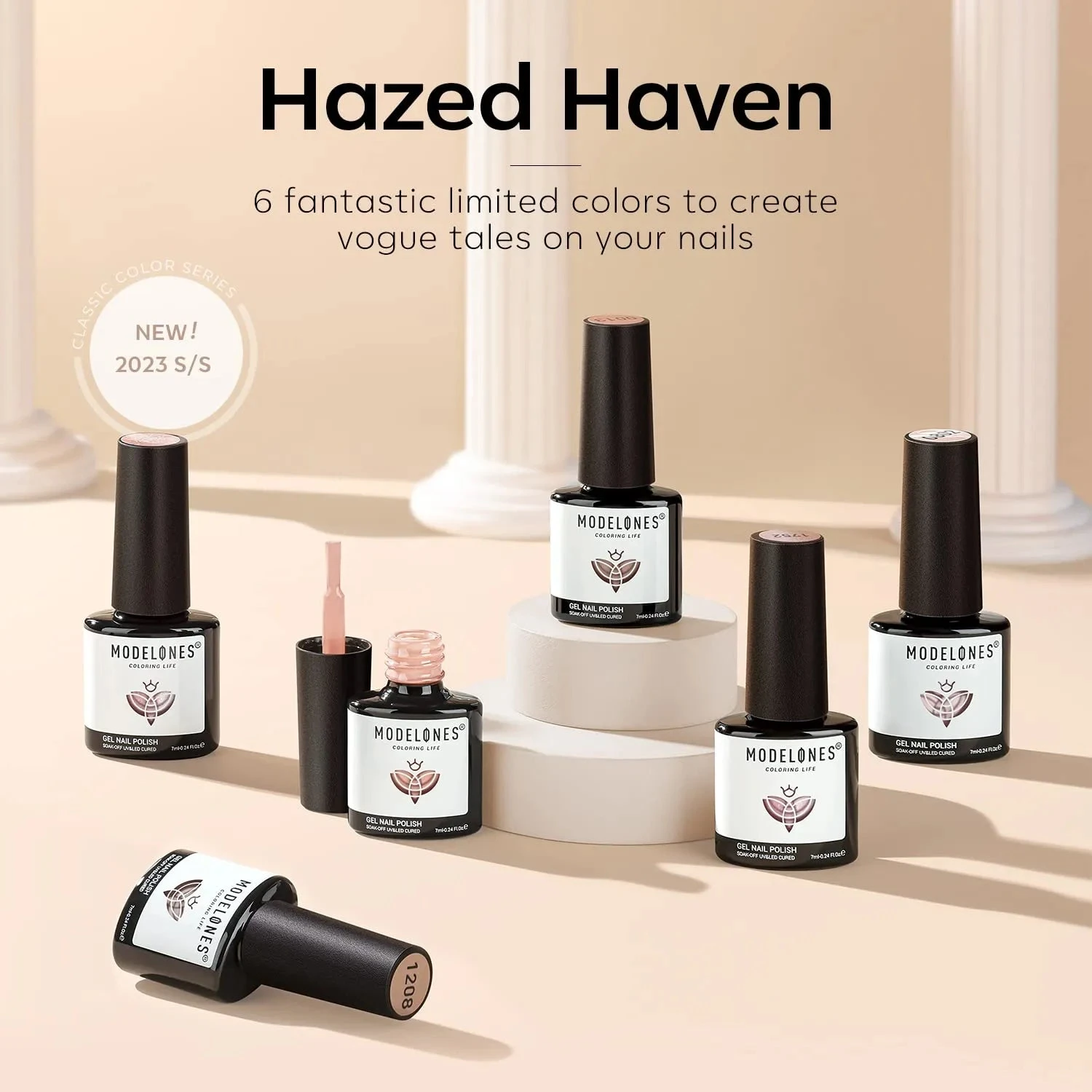 Hazed Haven - 6 Shades Gel Nail Polish Set【US/UK/CA/AU ONLY】 4 Hazed Haven - 6 Shades Gel Nail Polish Set【US/UK/CA/AU ONLY】 - Image 2