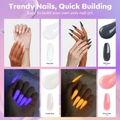 Luminous Witch - 4 Colors Poly Nail Gel Kit -Mary Jully Nail Shop 3 056a8c6c 1e0e 4b05 9cbf e123b420f184