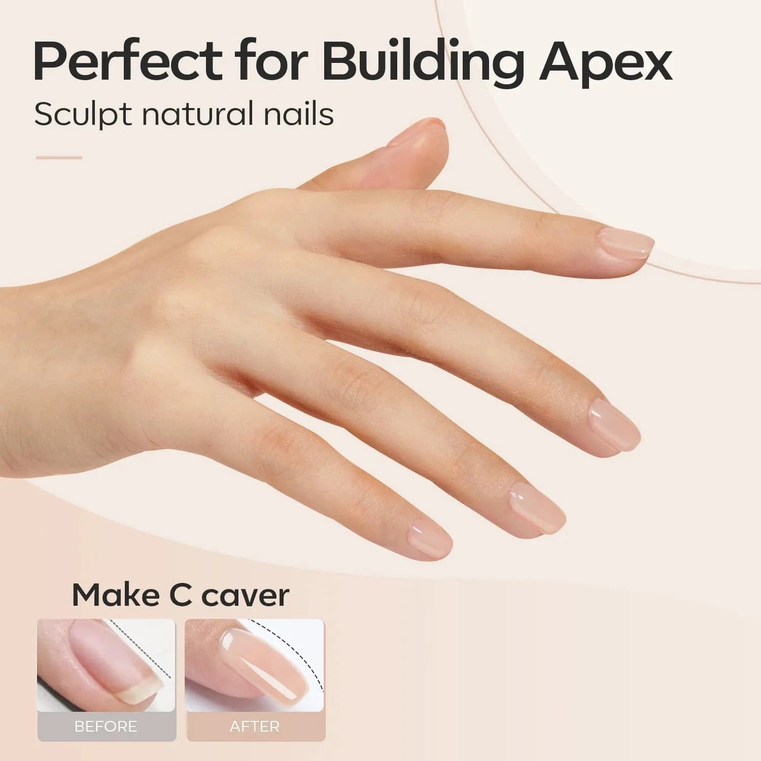 8-In-1 Nude Brown Builder Nail Gel 15ml 6 8-In-1 Nude Brown Builder Nail Gel 15ml - Image 4