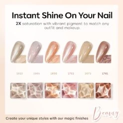 Veil Of Princess - 6 Shades Gel Nail Polish Set 12 Veil Of Princess - 6 Shades Gel Nail Polish Set -Mary Jully Nail Shop 3 8f39bef2 4bd4 4dc8 b72d e43f886f6080