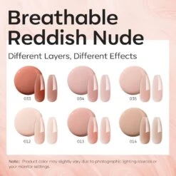 Reddish Nude - 6 Colors 8-in-1 Builder Nail Gel Set 7ml -Mary Jully Nail Shop 3 a4410bad b783 48a6 986a 2f47456dfea2