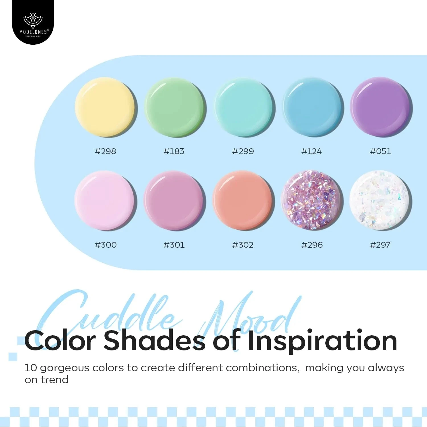 Pastel Paradise -24Pcs 10 Colors Poly Nail Gel Kit 【US ONLY】 5 Pastel Paradise -24Pcs 10 Colors Poly Nail Gel Kit 【US ONLY】 - Image 3