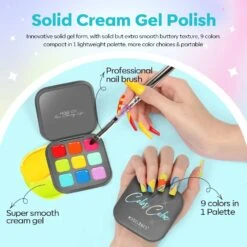 11Pcs Gel Nail Polish & Color Cube All-in-One Starter Kit 13 11Pcs Gel Nail Polish & Color Cube All-in-One Starter Kit -Mary Jully Nail Shop 4 2