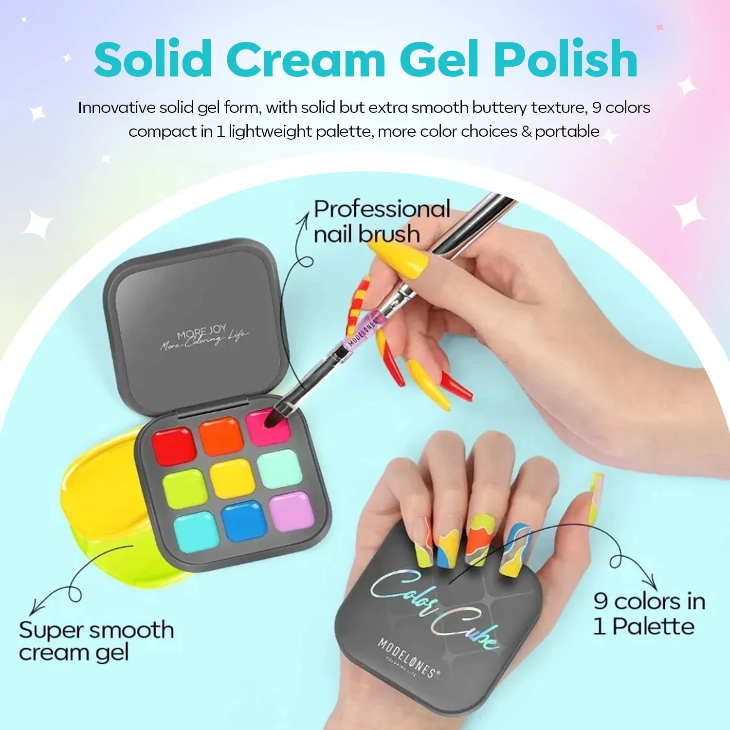 11Pcs Gel Nail Polish & Color Cube All-in-One Starter Kit 6 11Pcs Gel Nail Polish & Color Cube All-in-One Starter Kit - Image 4