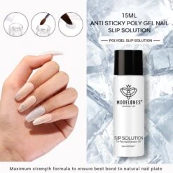 Slip Solution 15ml For Poly Nail Extension Gel -Mary Jully Nail Shop 41290816684216 4