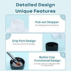 Slip Solution 15ml For Poly Nail Extension Gel -Mary Jully Nail Shop 41290816684216 5