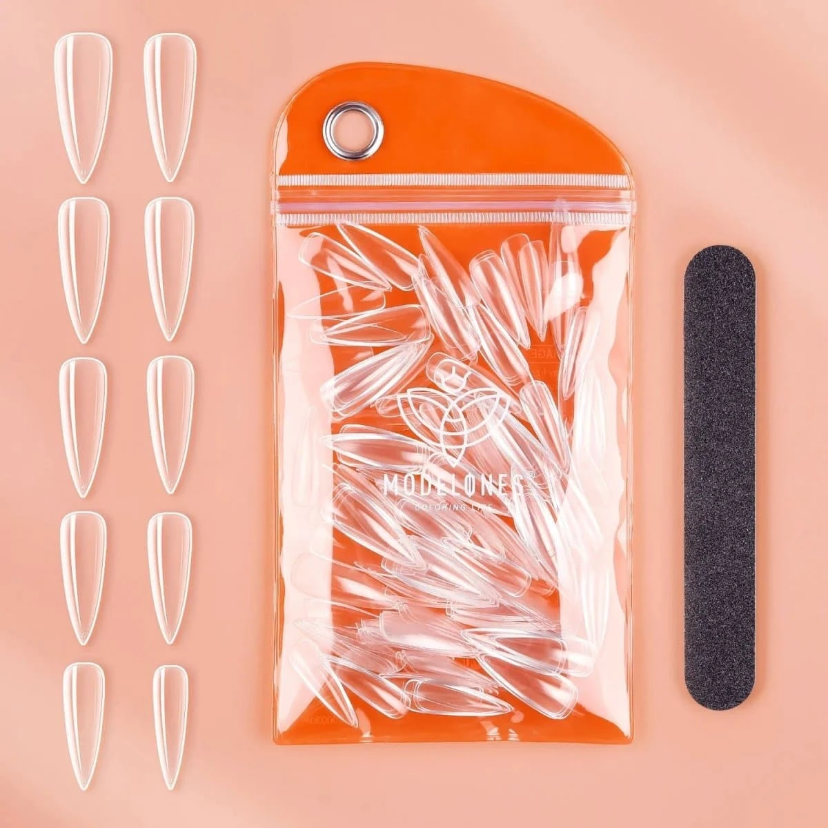 Clear Full Cover Nail Tips Collection 5 Clear Full Cover Nail Tips Collection - Image 3