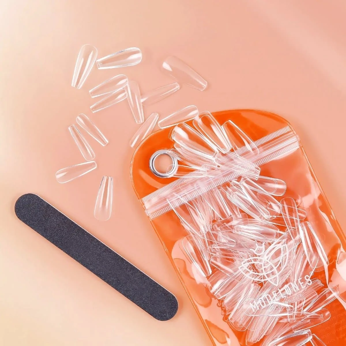 Clear Full Cover Nail Tips Collection 13 Clear Full Cover Nail Tips Collection - Image 11