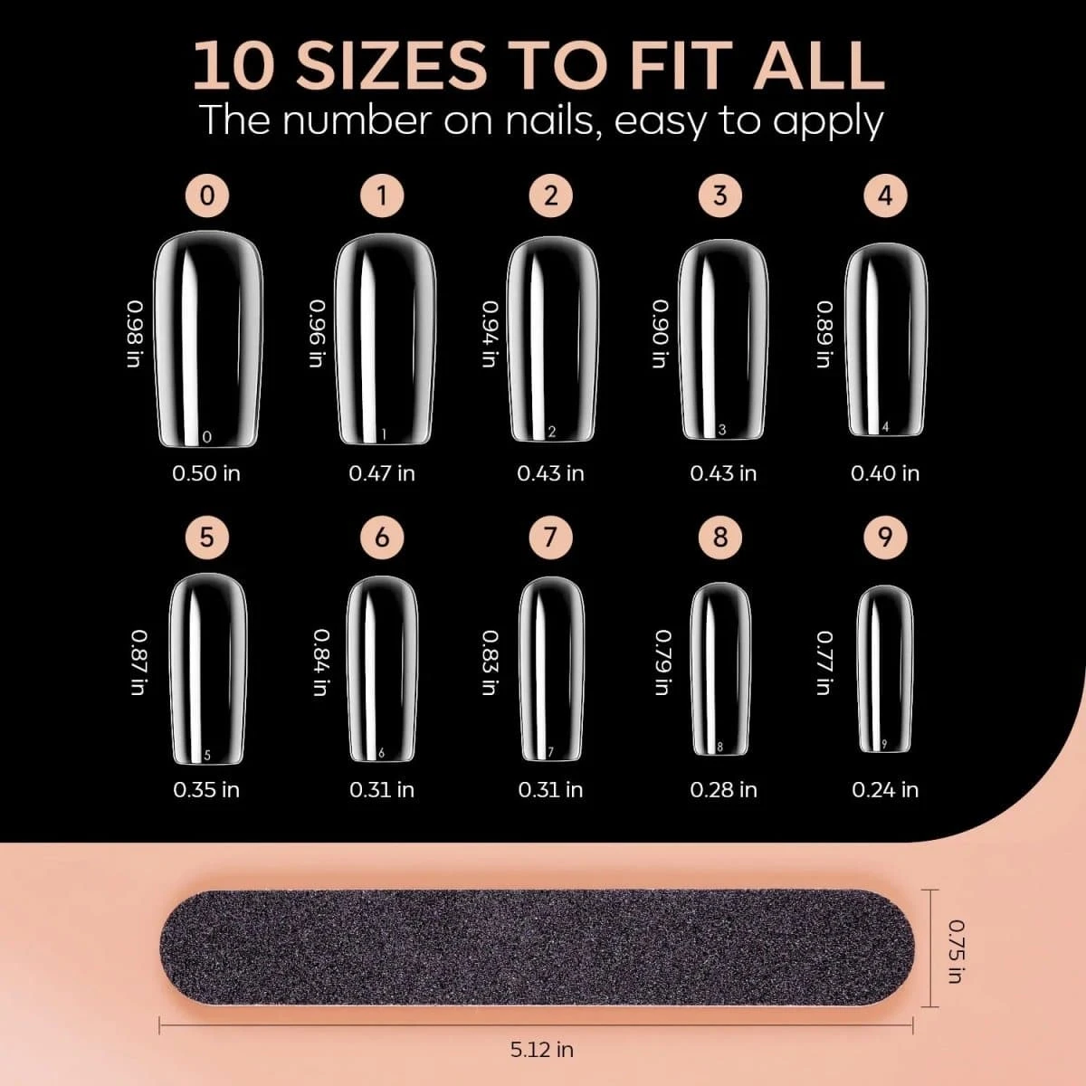 Clear Full Cover Nail Tips Collection 17 Clear Full Cover Nail Tips Collection - Image 15