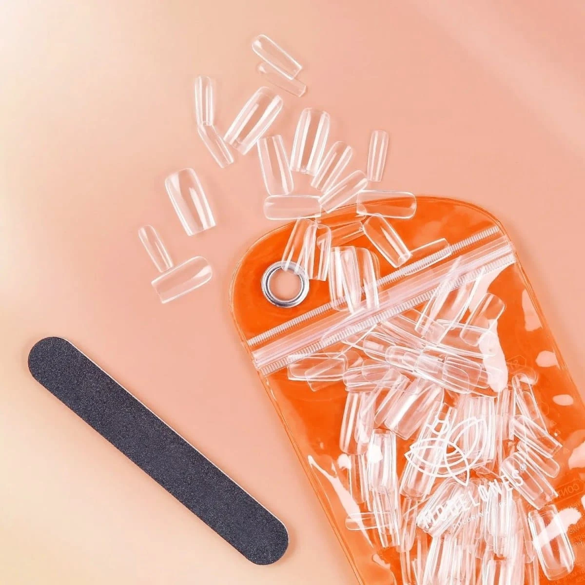 Clear Full Cover Nail Tips Collection 18 Clear Full Cover Nail Tips Collection - Image 16