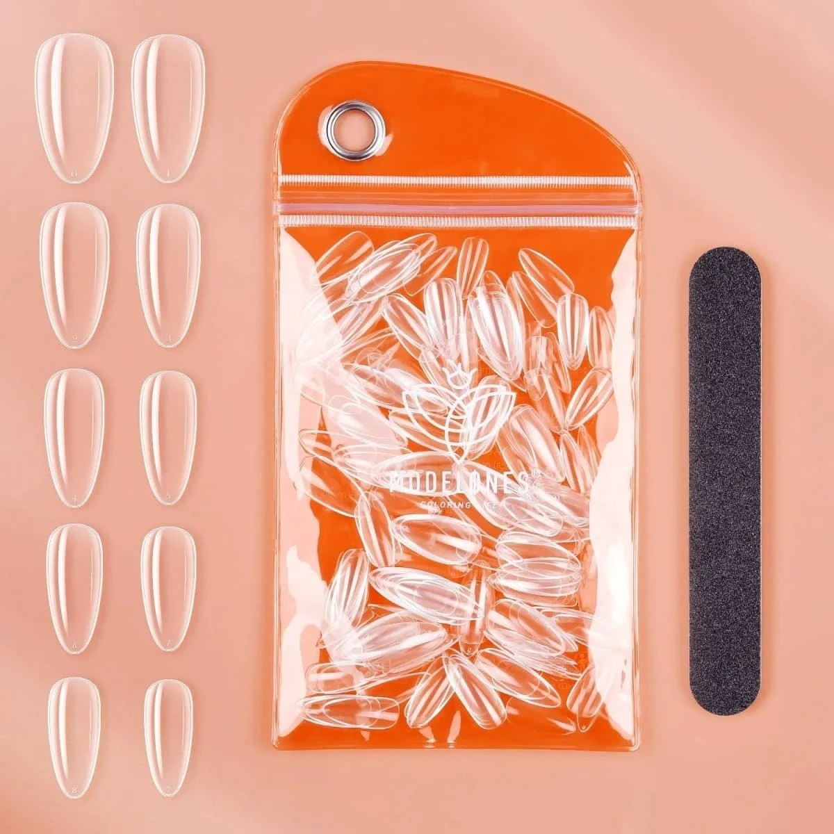 Clear Full Cover Nail Tips Collection 21 Clear Full Cover Nail Tips Collection - Image 19