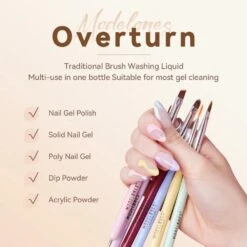 Brush Cleaning Essence 80ml -Mary Jully Nail Shop 43746849882412