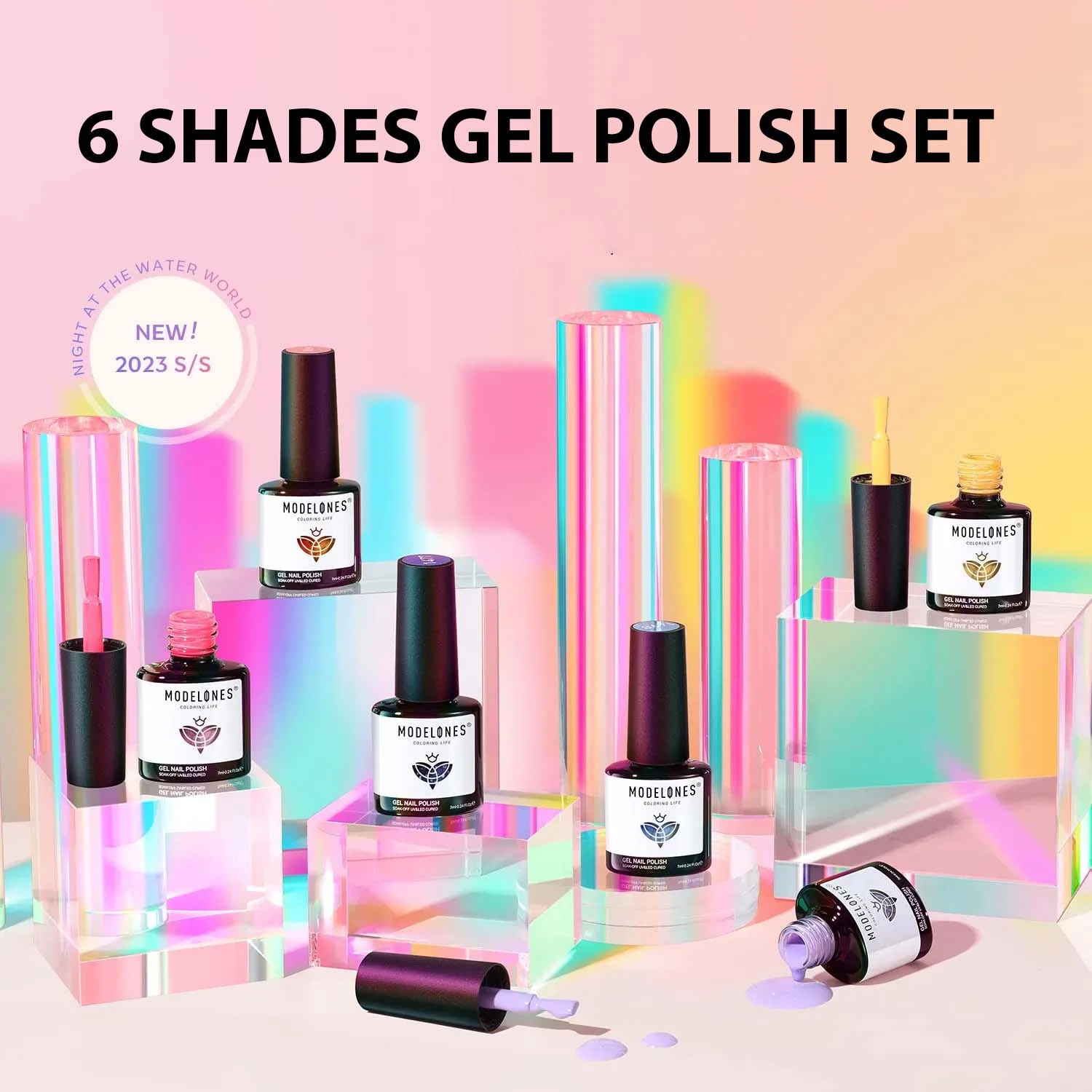 6 Shades Gel Nail Polish Set Collection 13 6 Shades Gel Nail Polish Set Collection - Image 11