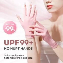 Anti-UV Light Glove With 8W Nail Lamp For Nails Salon Professional UPF 99+【US ONLY】 -Mary Jully Nail Shop 45518452261164 3