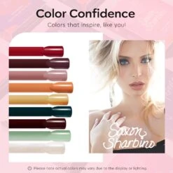 Color Confidence - 9 Shades Solid Cream Gel Polish Color Cube -Mary Jully Nail Shop 45760858226988 1