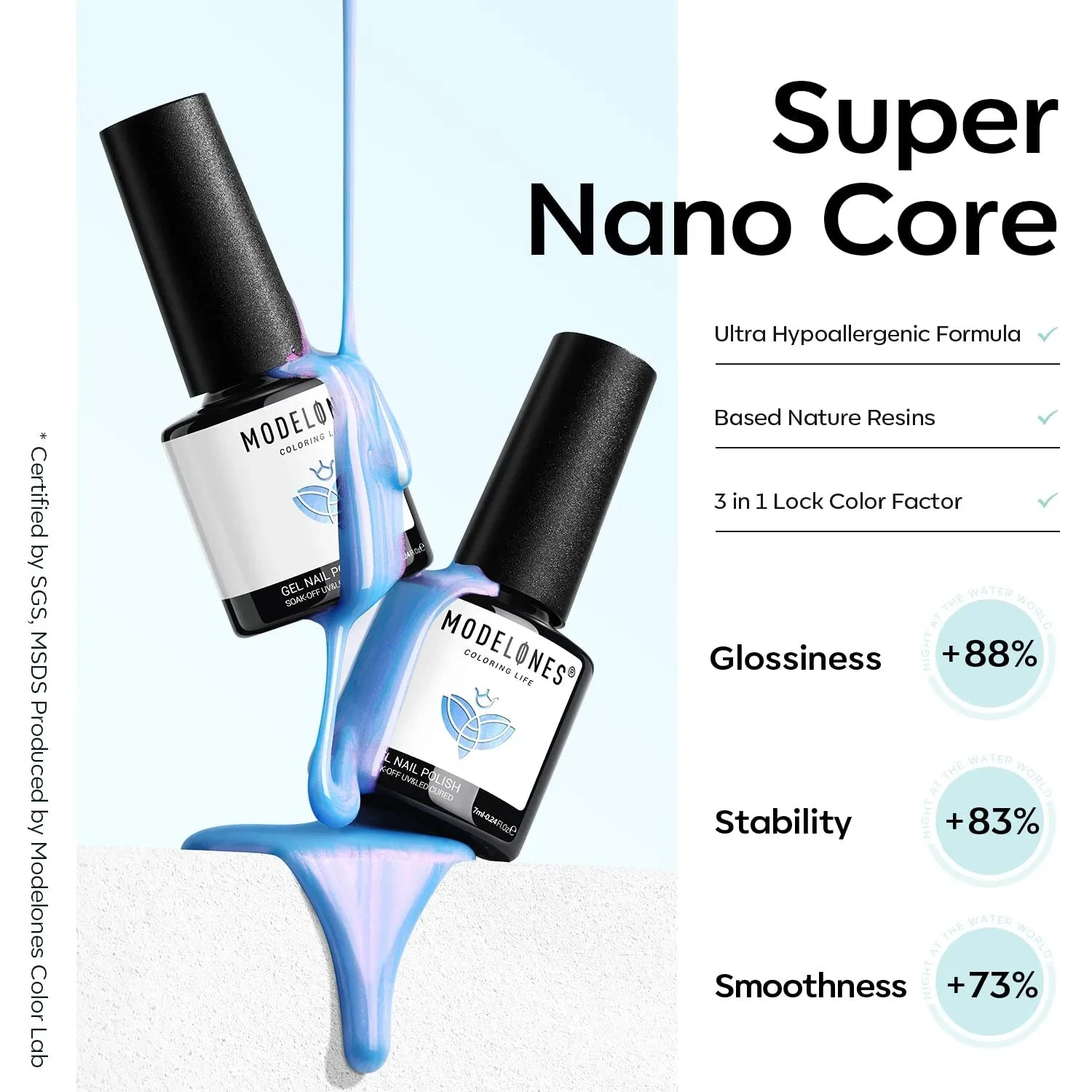 Mermaid Bubble - 6 Shades Gel Nail Polish Set 6 Mermaid Bubble - 6 Shades Gel Nail Polish Set - Image 4