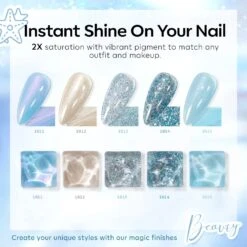 Mermaid Bubble - 6 Shades Gel Nail Polish Set 12 Mermaid Bubble - 6 Shades Gel Nail Polish Set -Mary Jully Nail Shop 46166611460396 5 bf6a2af1 e1d6 461a bcf5 96b2b594cabc