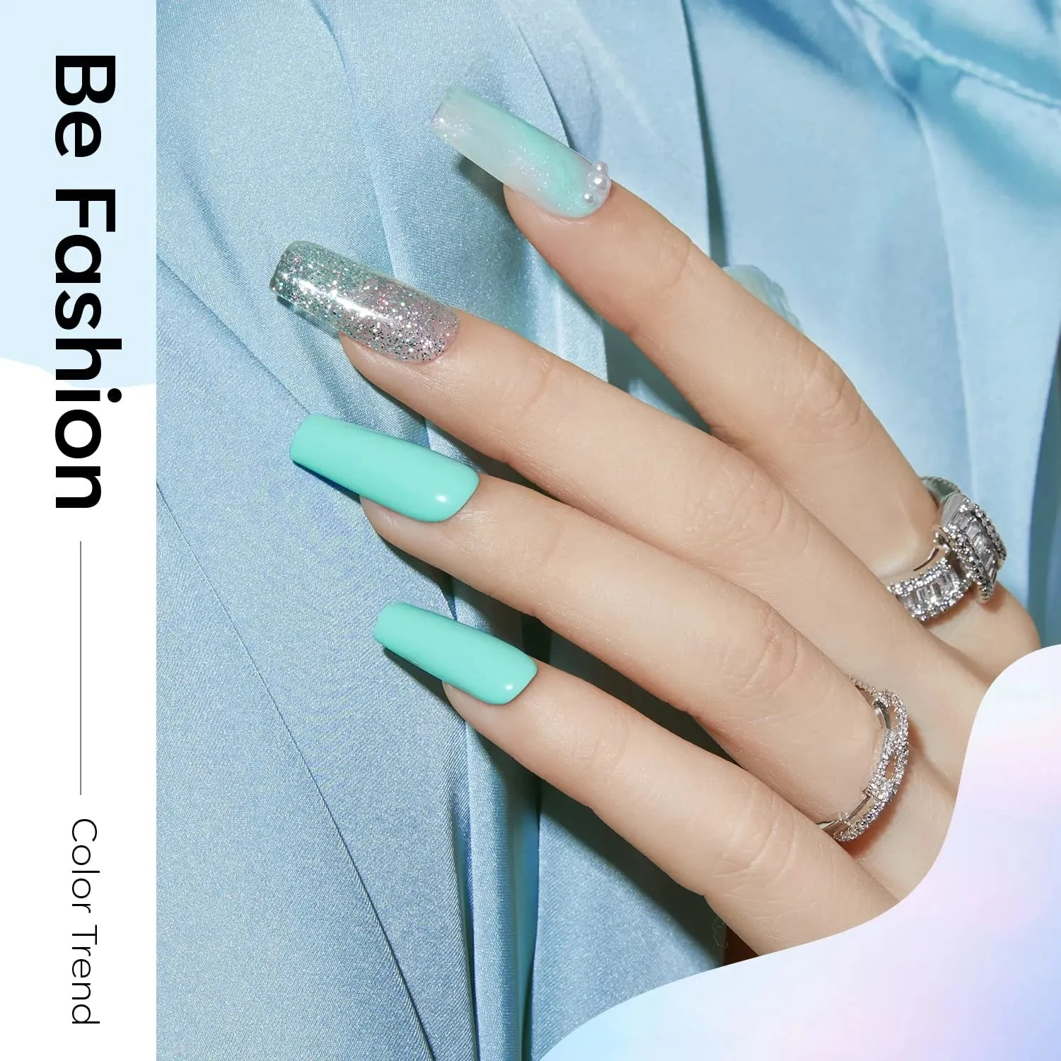 Mermaid Bubble - 6 Shades Gel Nail Polish Set 9 Mermaid Bubble - 6 Shades Gel Nail Polish Set - Image 7