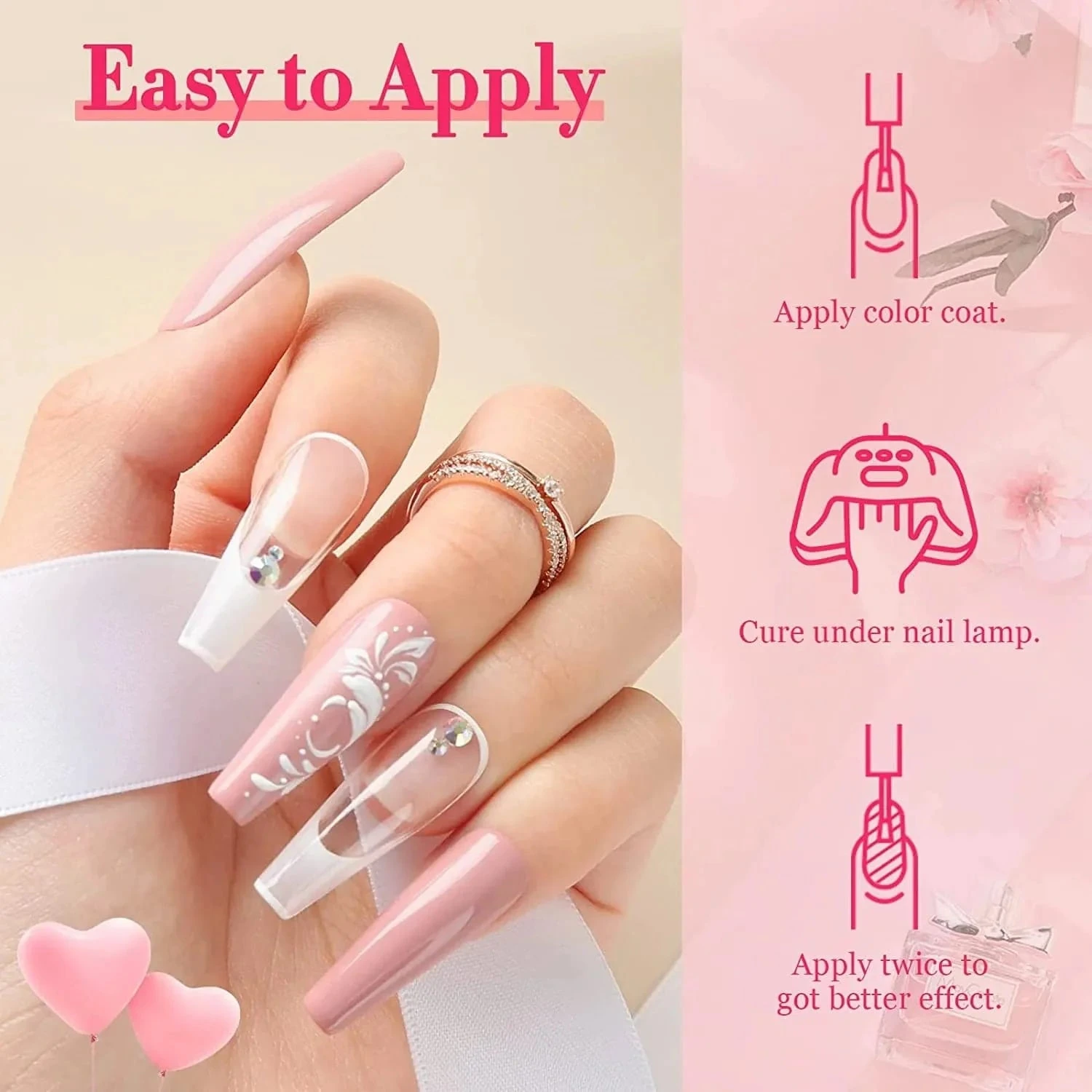 All About Pink - 6 Colors Gel Nail Polish Kit【US ONLY】 8 All About Pink - 6 Colors Gel Nail Polish Kit【US ONLY】 - Image 6