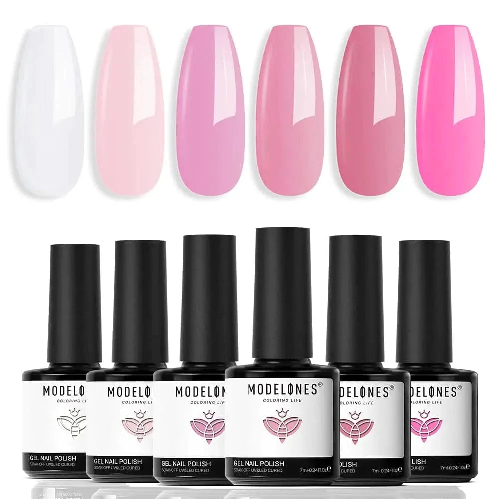 All About Pink - 6 Colors Gel Nail Polish Kit【US ONLY】 13 All About Pink - 6 Colors Gel Nail Polish Kit【US ONLY】 - Image 11